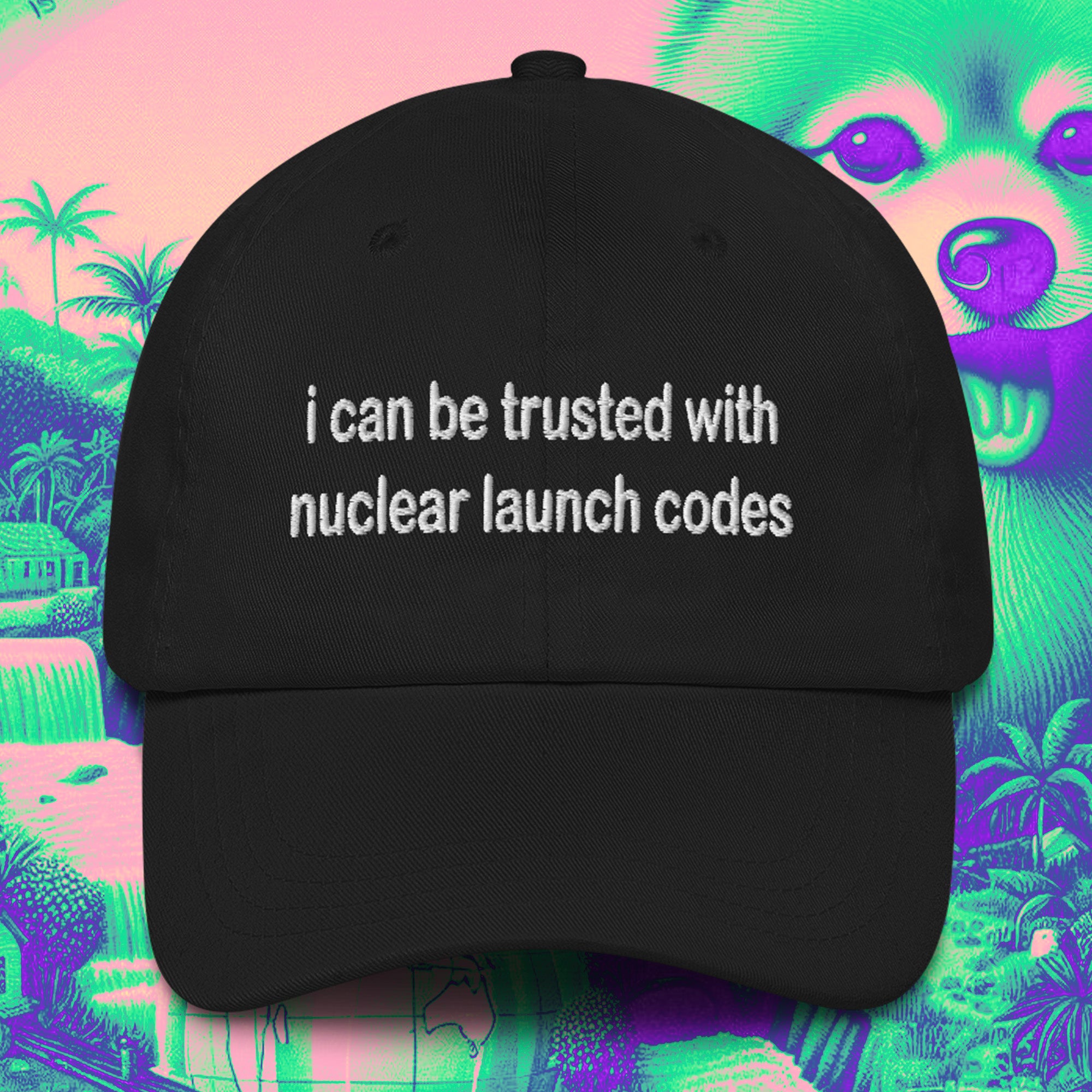 nuclear launch codes - baseball cap – dogecore