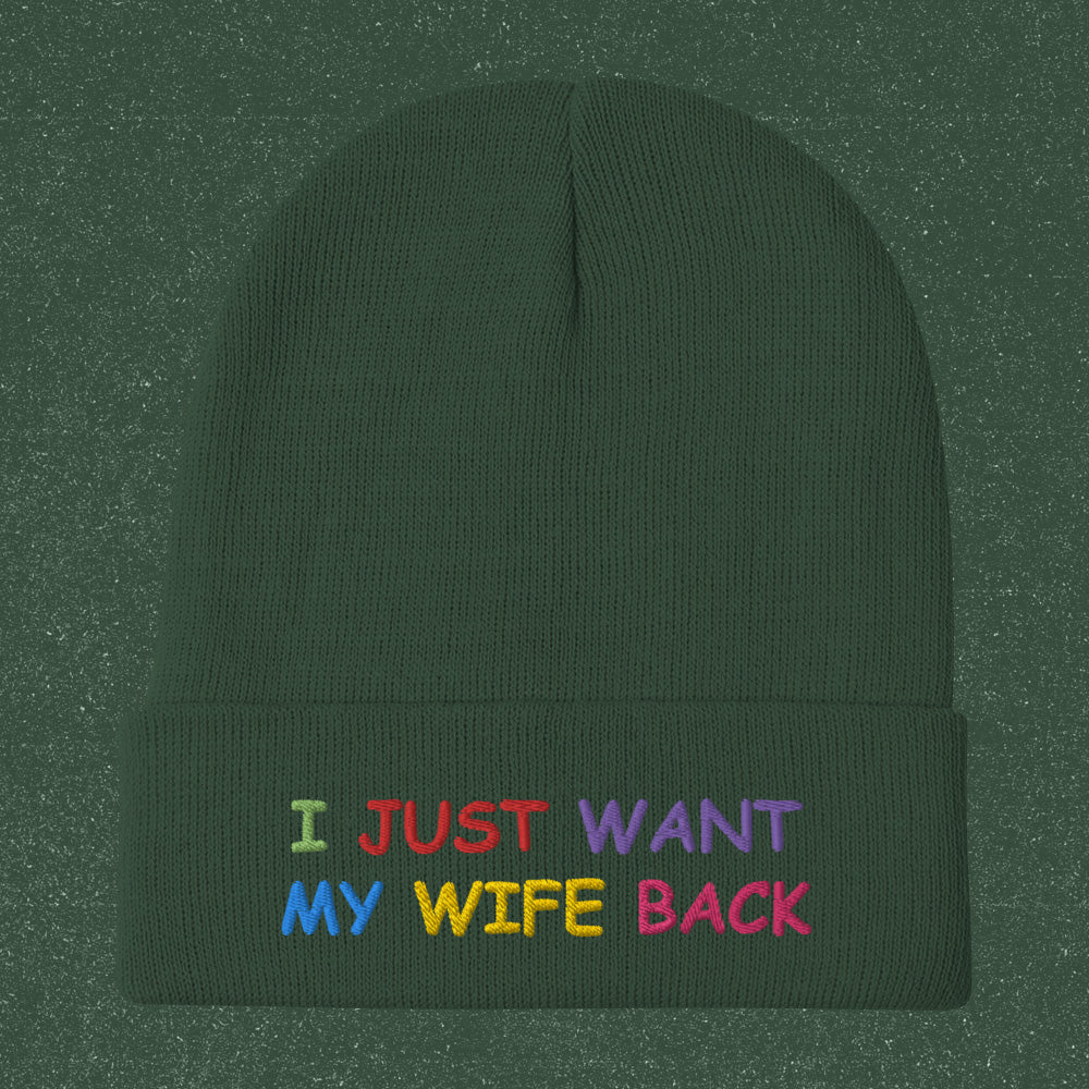 i just want my wife back
