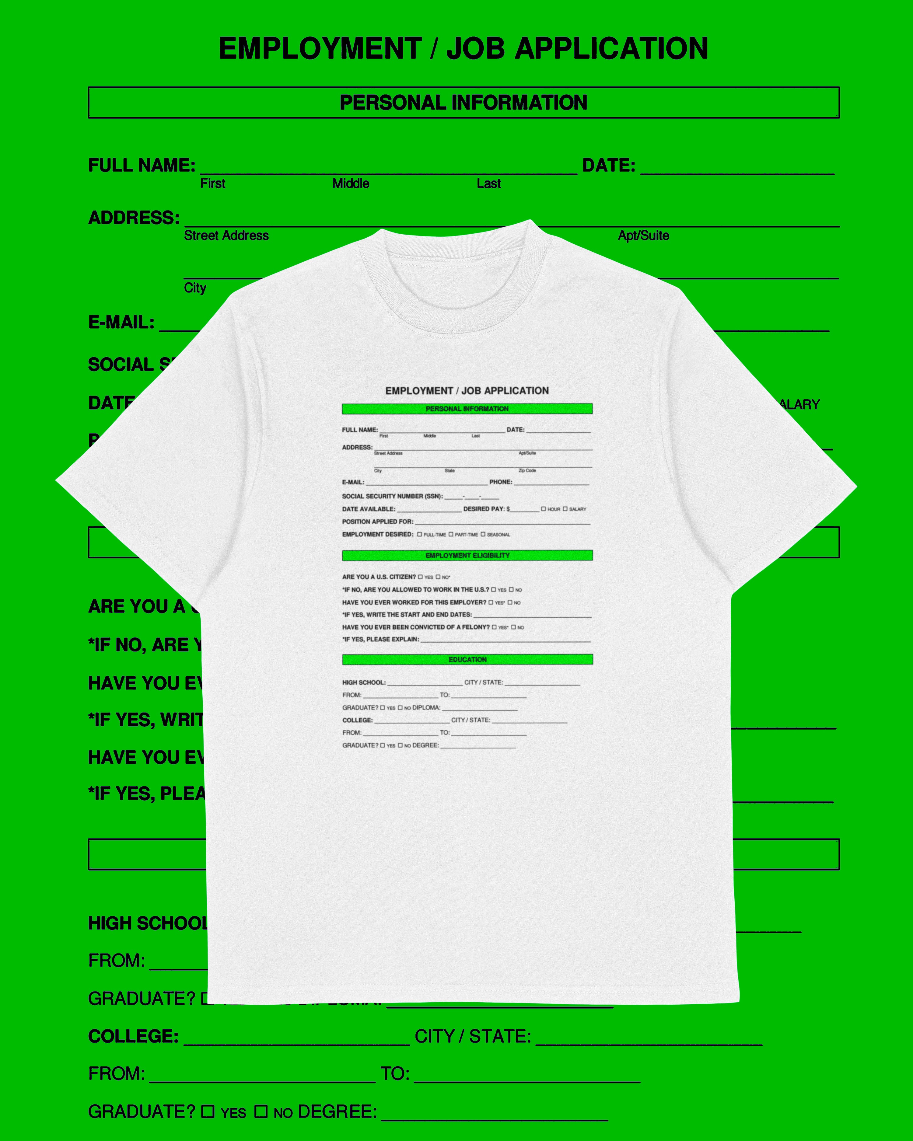 employment application