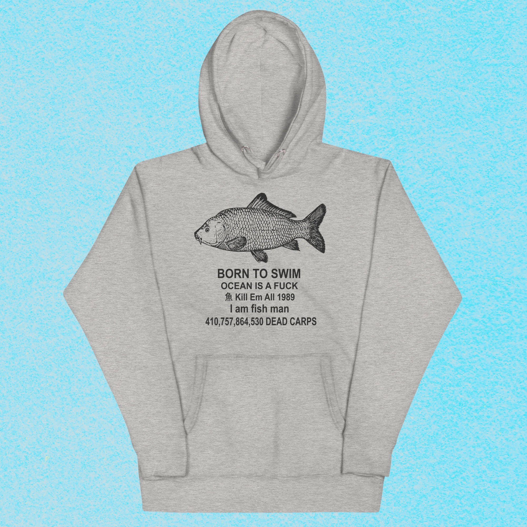 A hoodie with a design.