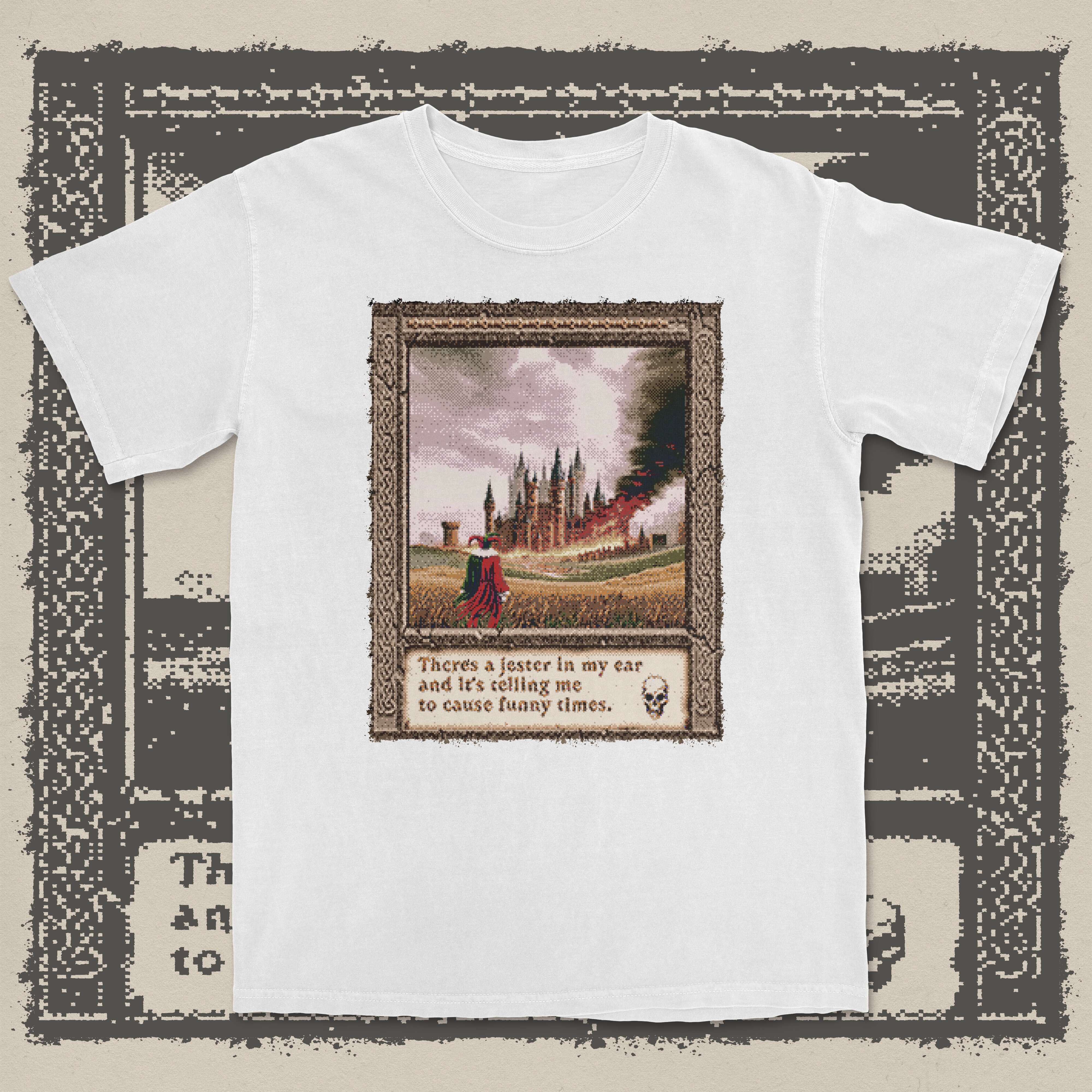 jester in my ear - t-shirt – dogecore
