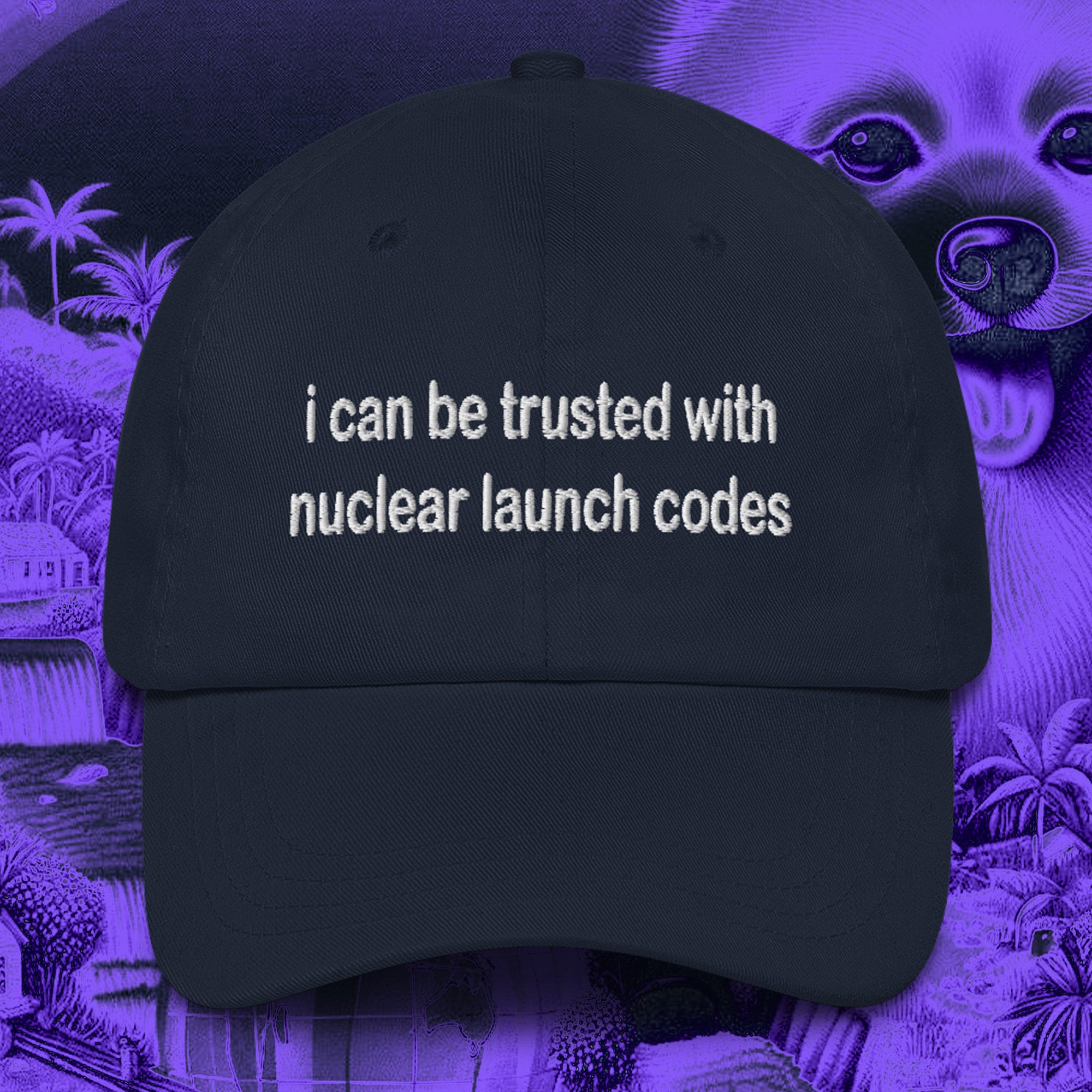 nuclear launch codes - baseball cap – dogecore