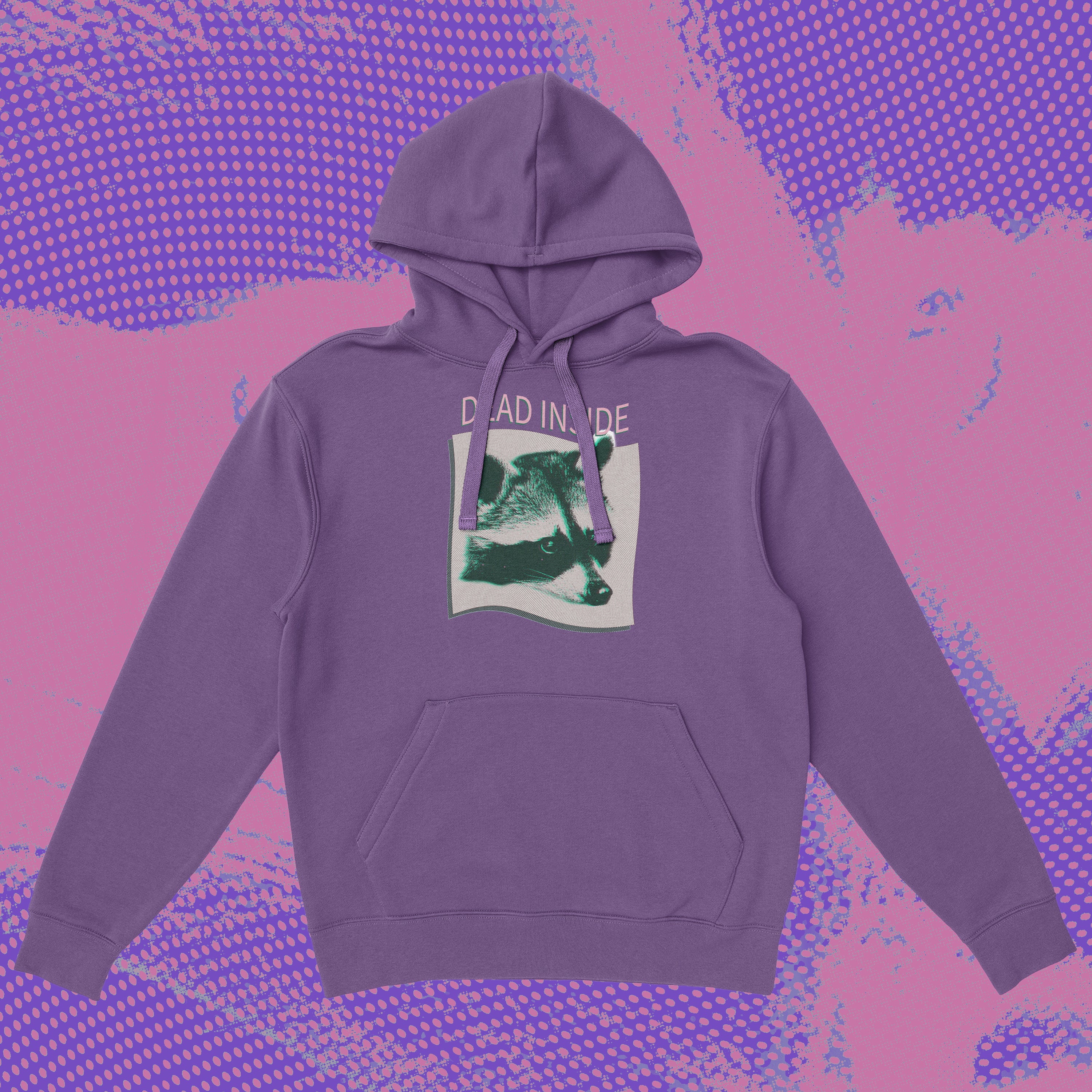 A hoodie with a design.