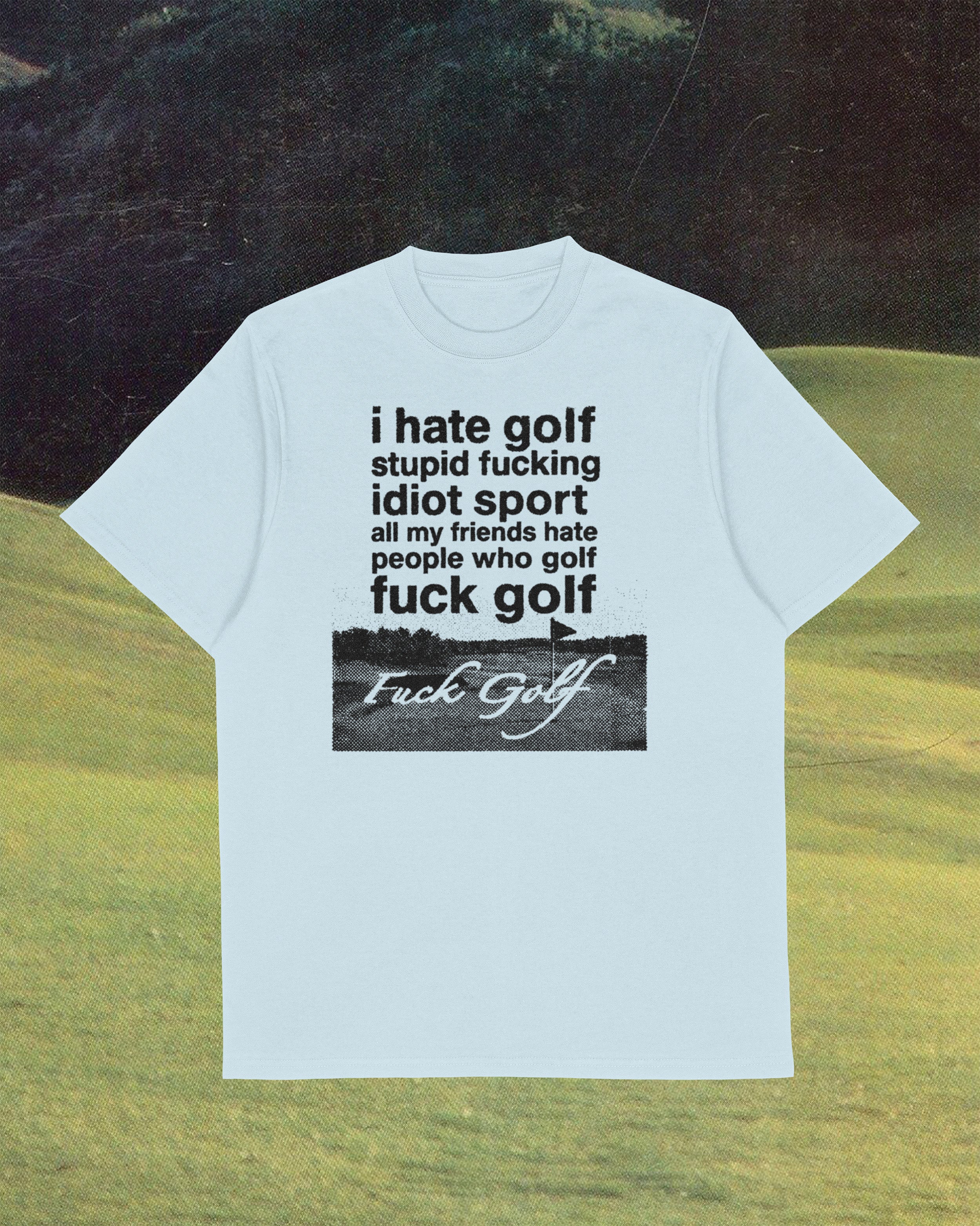 FUCK THE COUNTRY CLUB　ラグランシャツ　サイズM fuck golf - t-shirt – dogecore