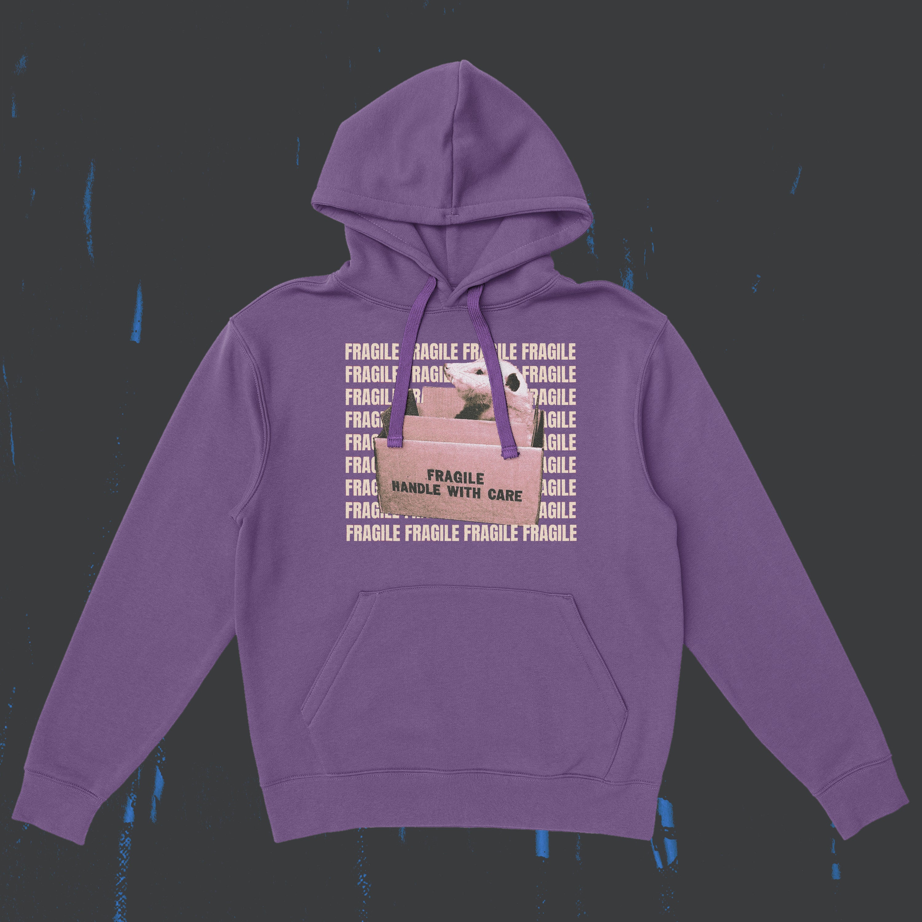 A hoodie with a design.