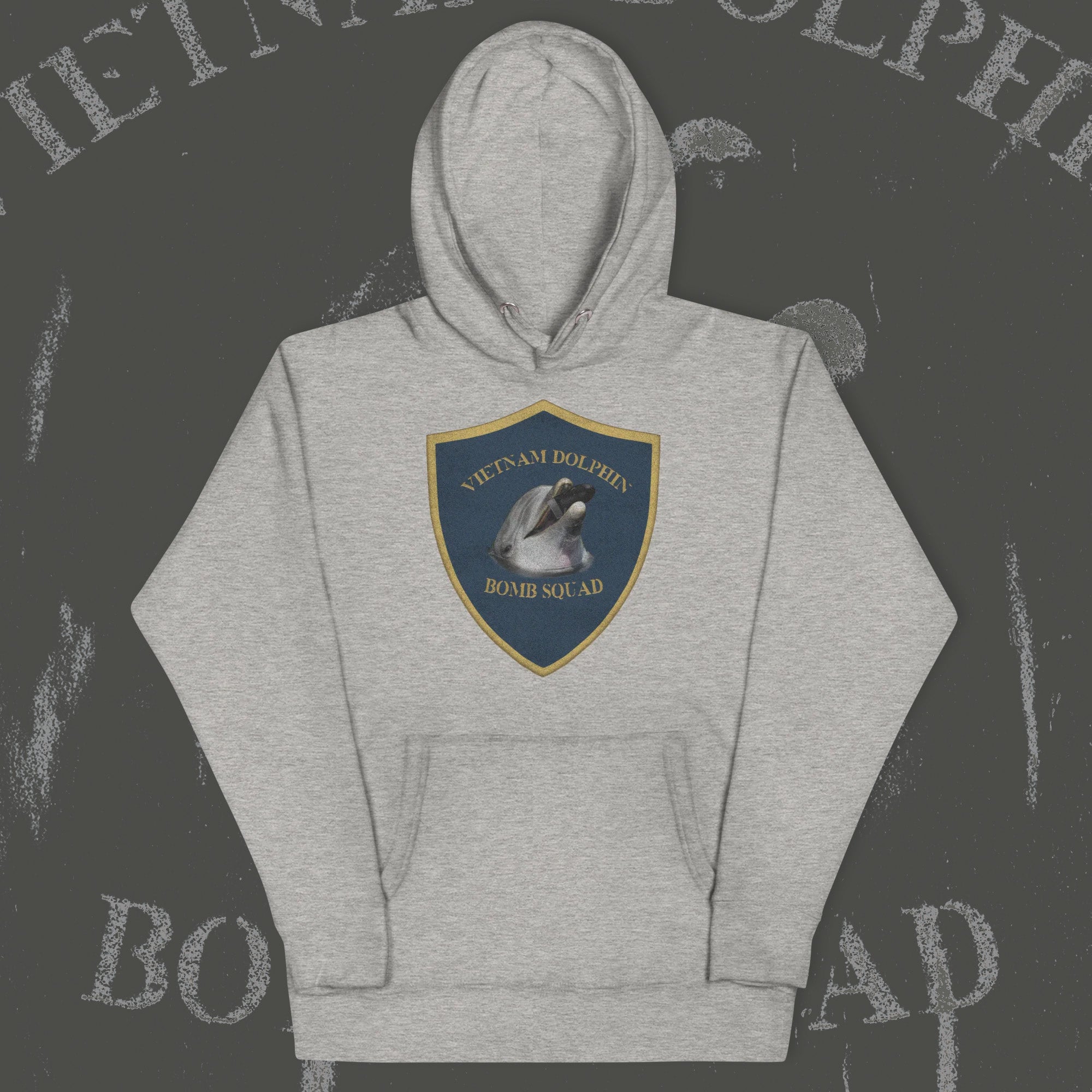 A hoodie with a design.