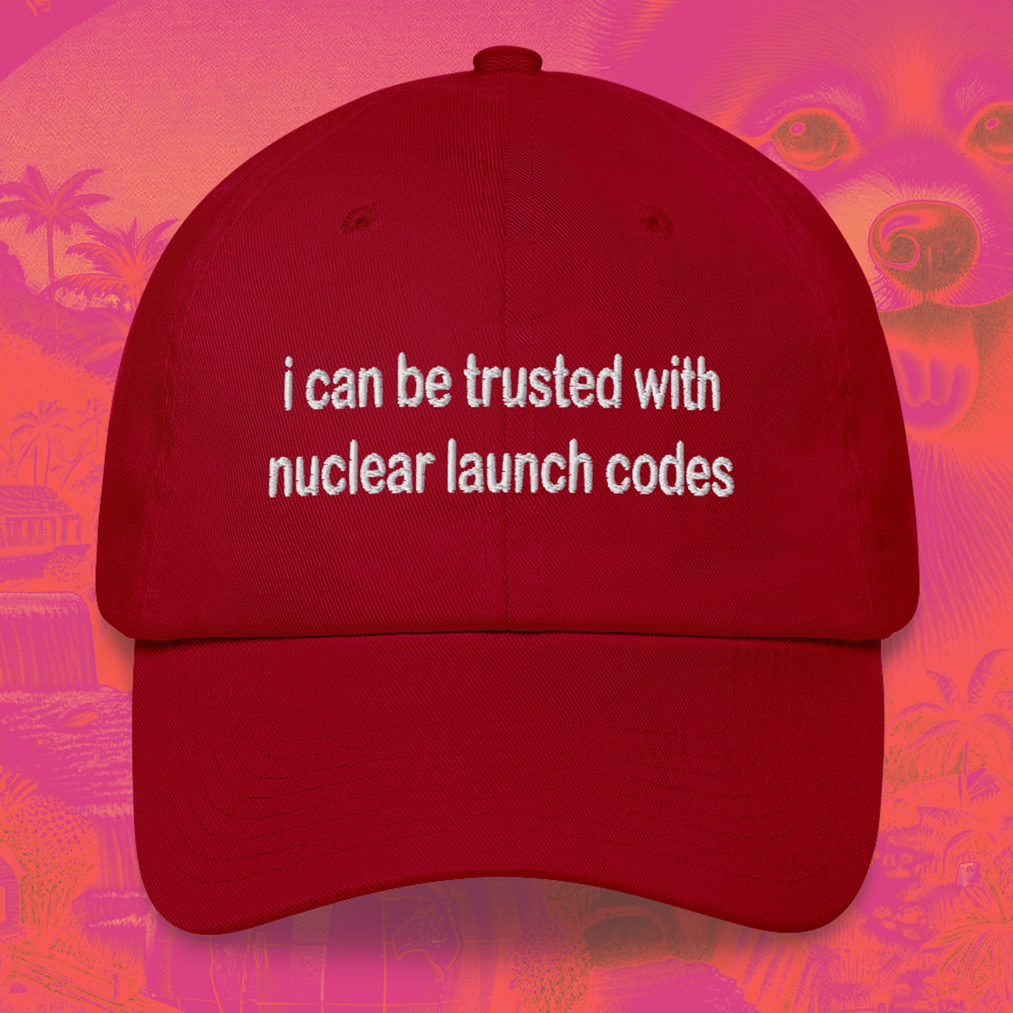 nuclear launch codes - baseball cap – dogecore