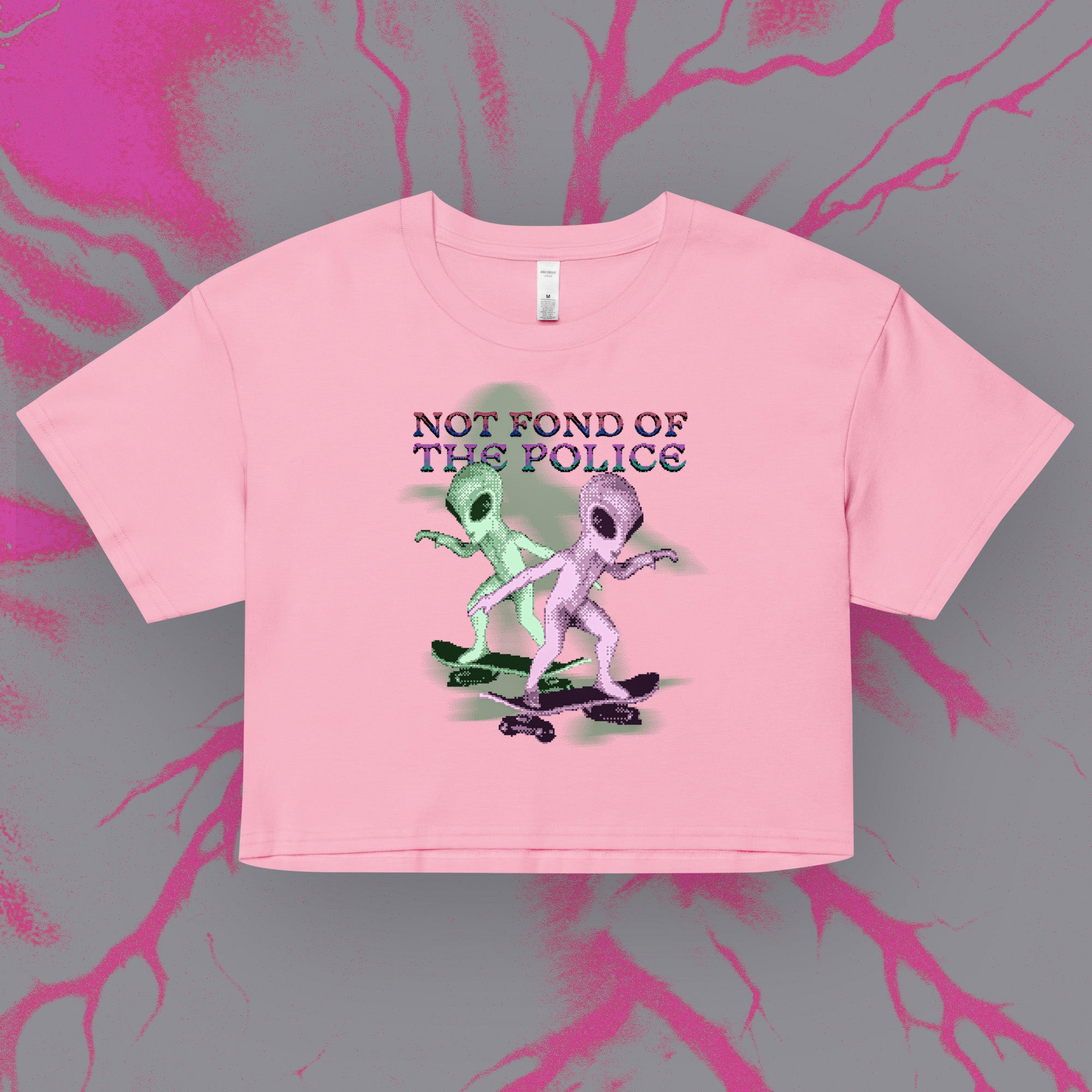 not fond of the police - crop top