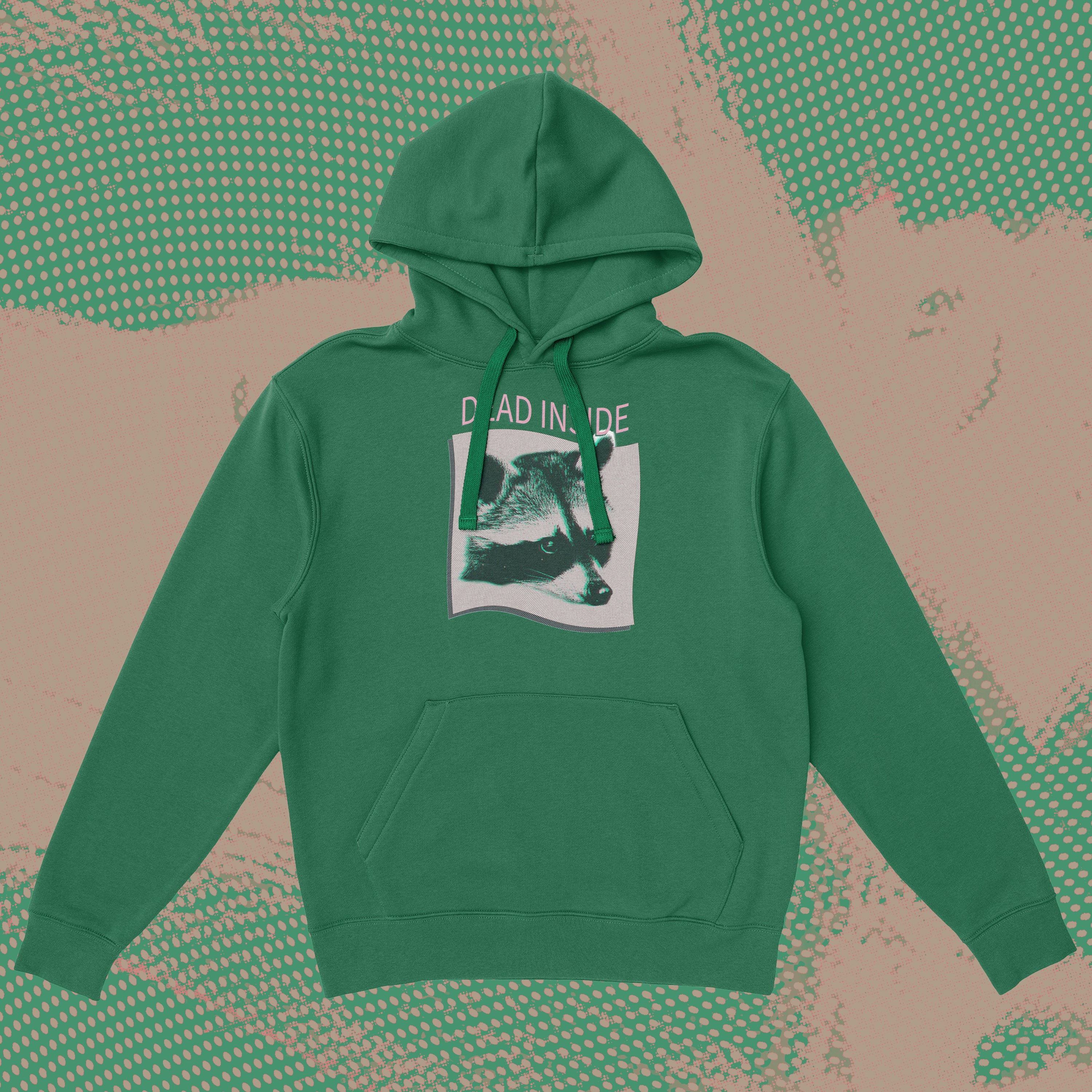 A hoodie with a design.