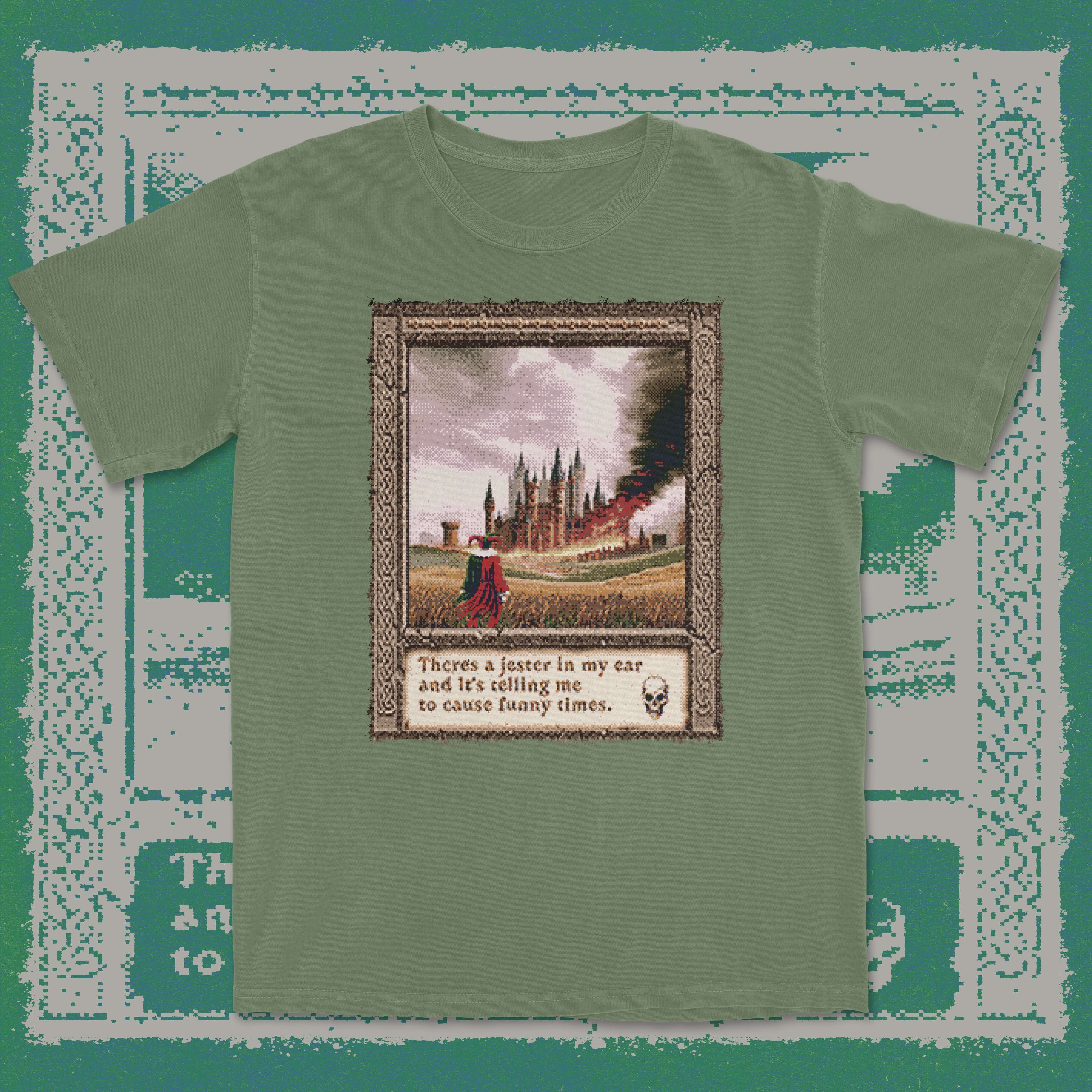 jester in my ear - t-shirt – dogecore