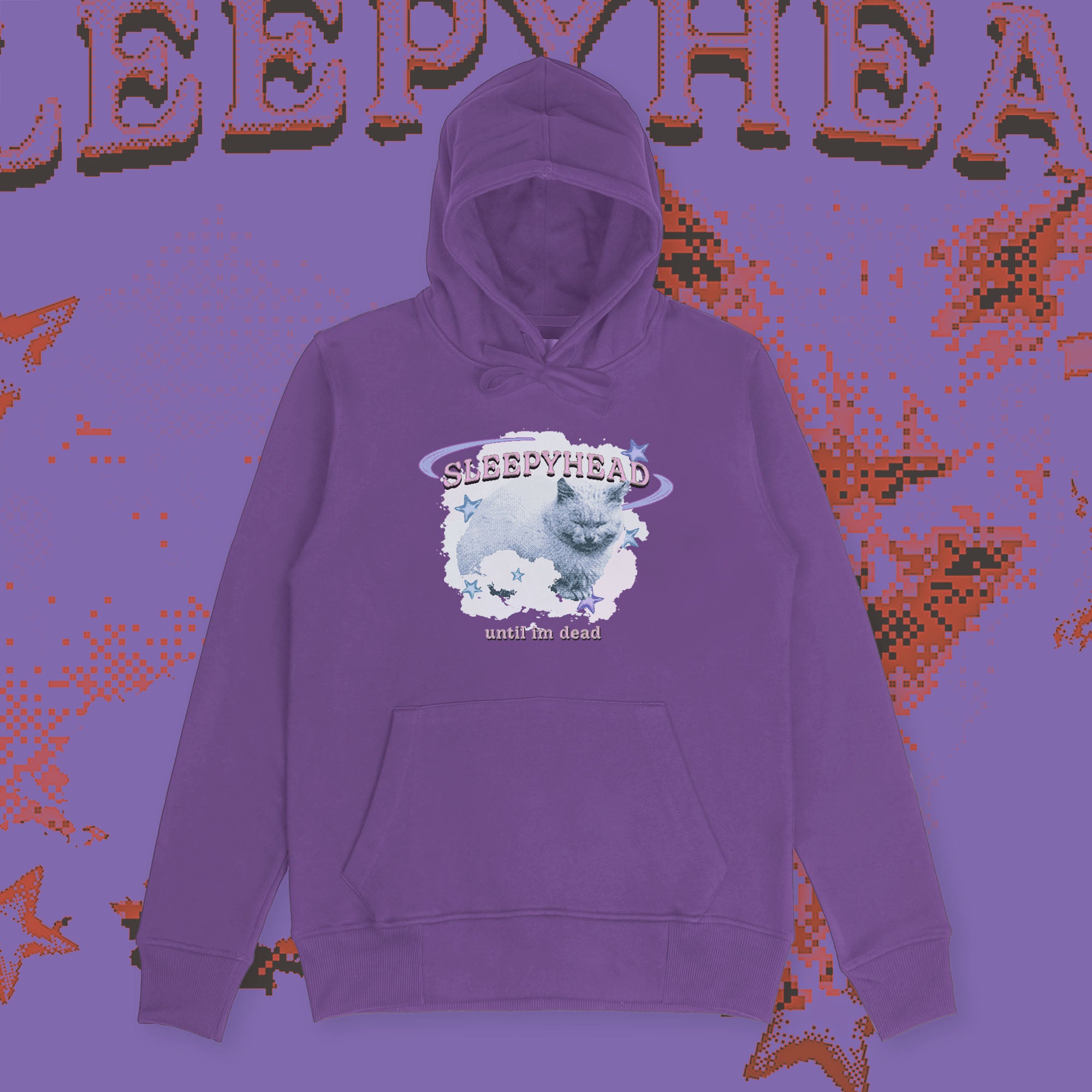 A hoodie with a design.