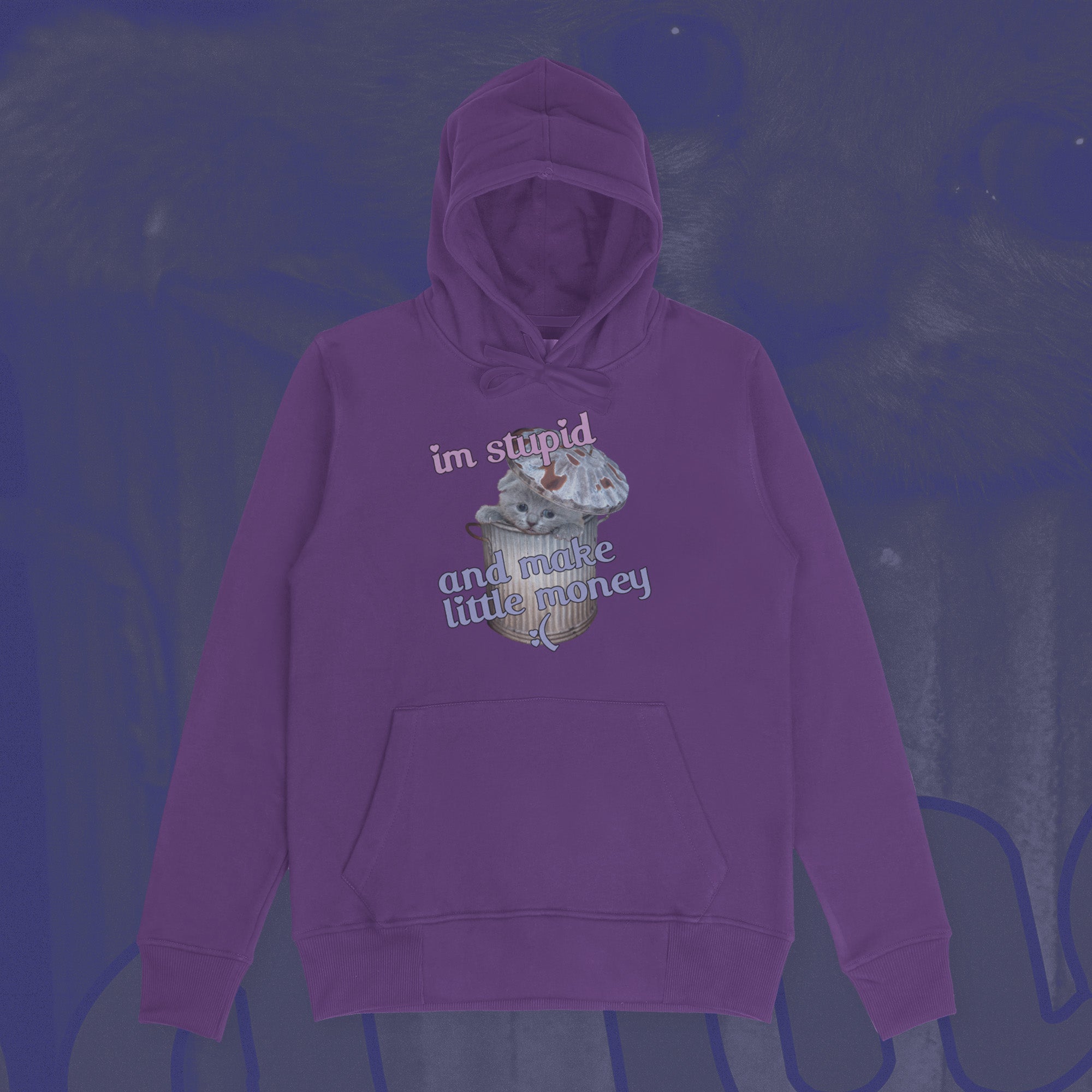 A hoodie with a design.
