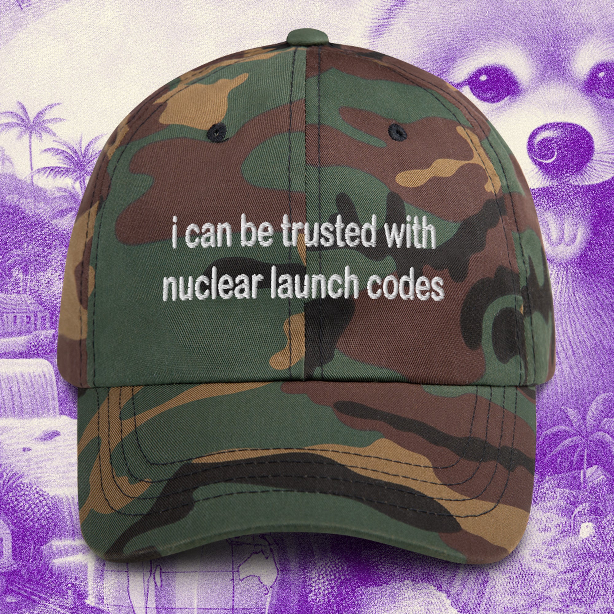 nuclear launch codes - baseball cap – dogecore