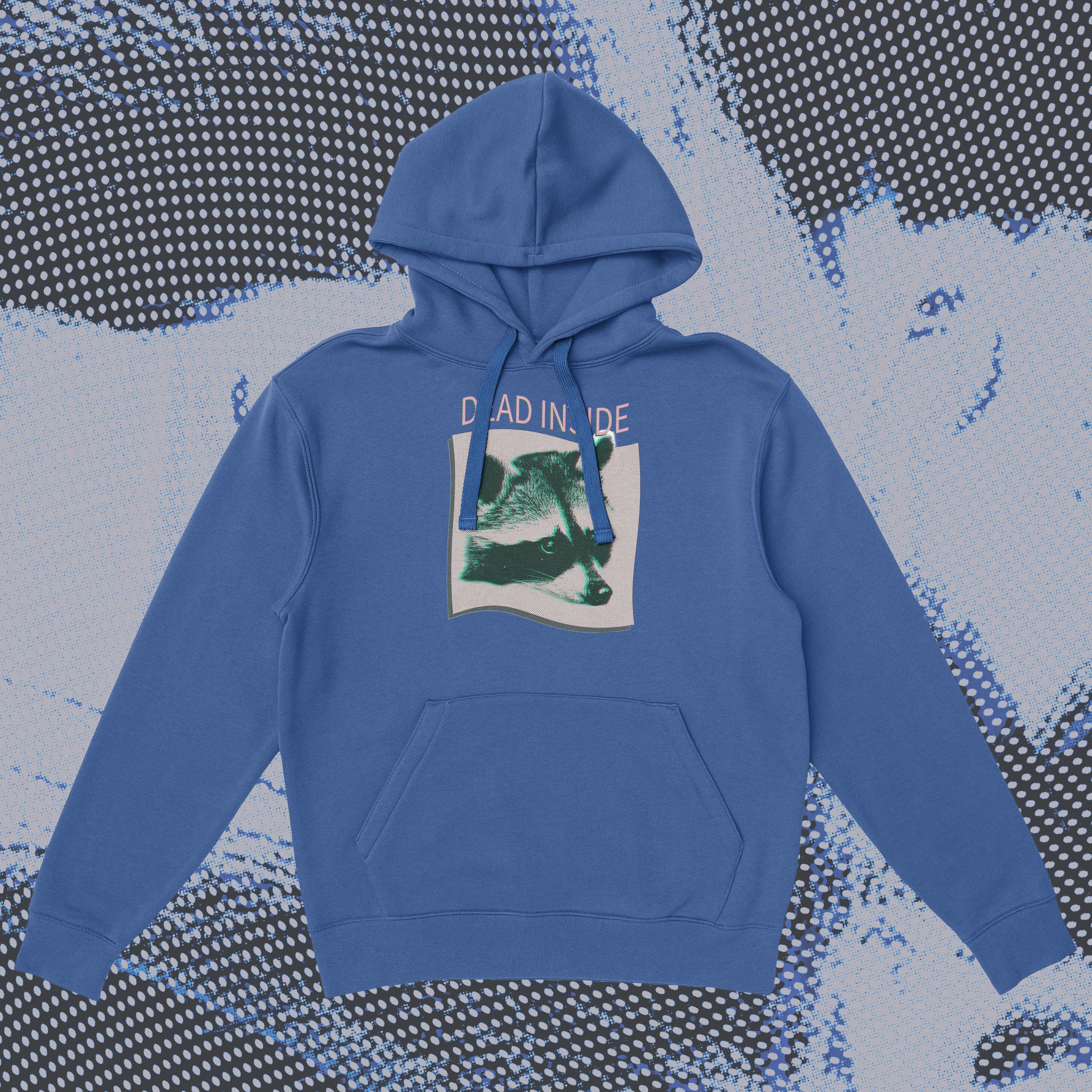 A hoodie with a design.
