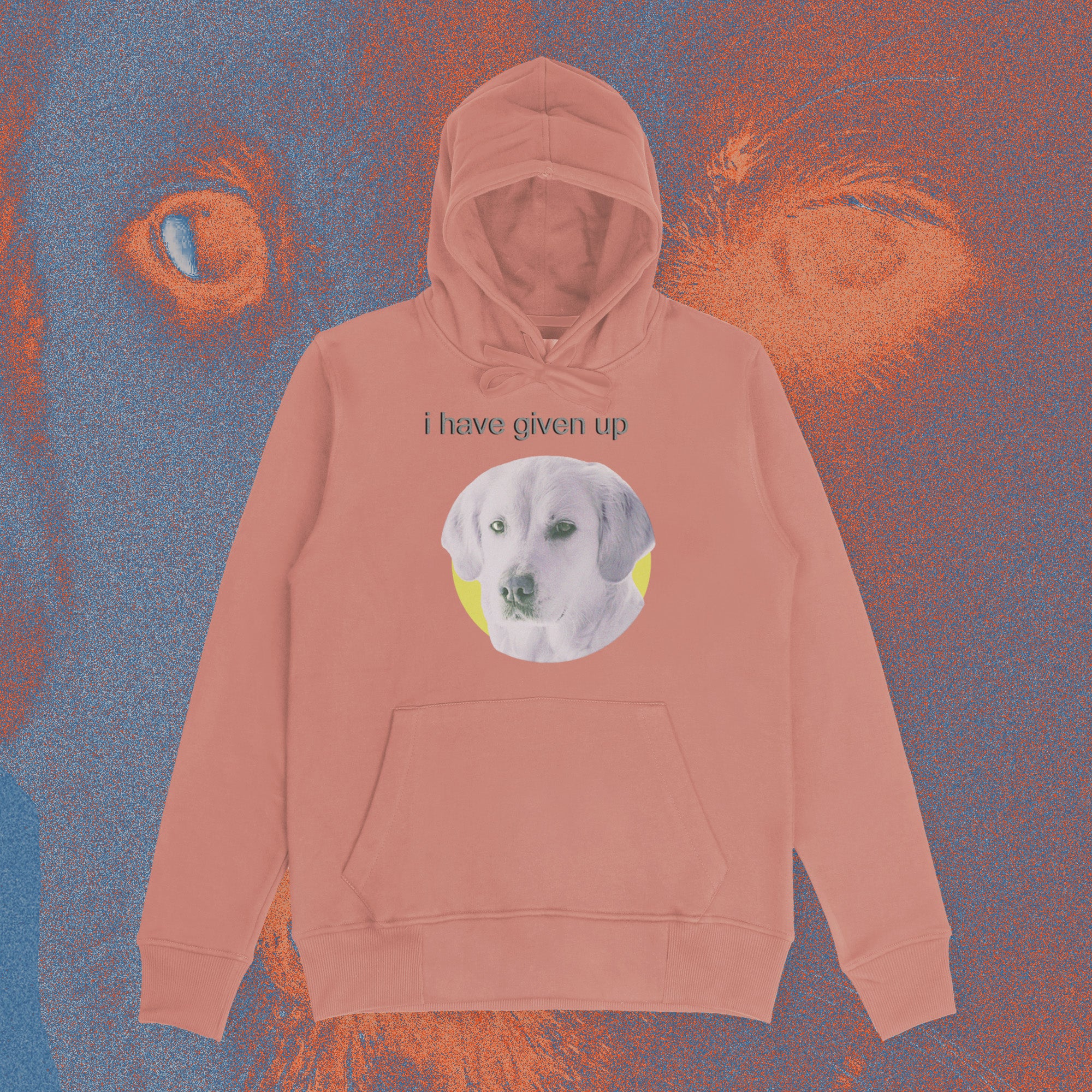 A hoodie with a design.