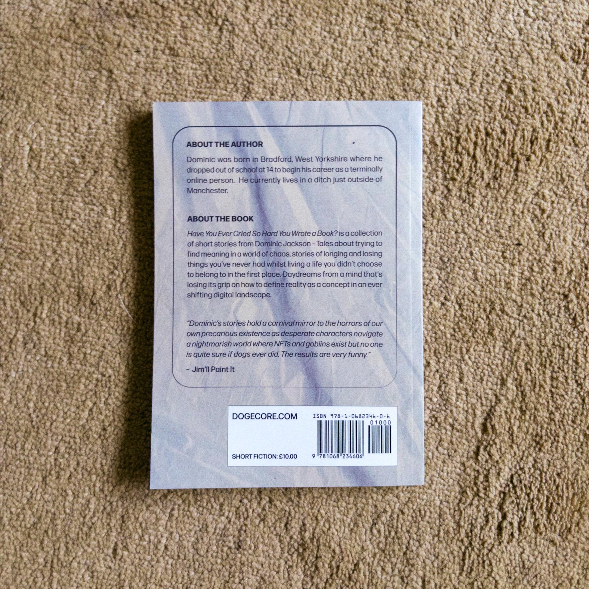 Have you ever cried so hard that you wrote a book?