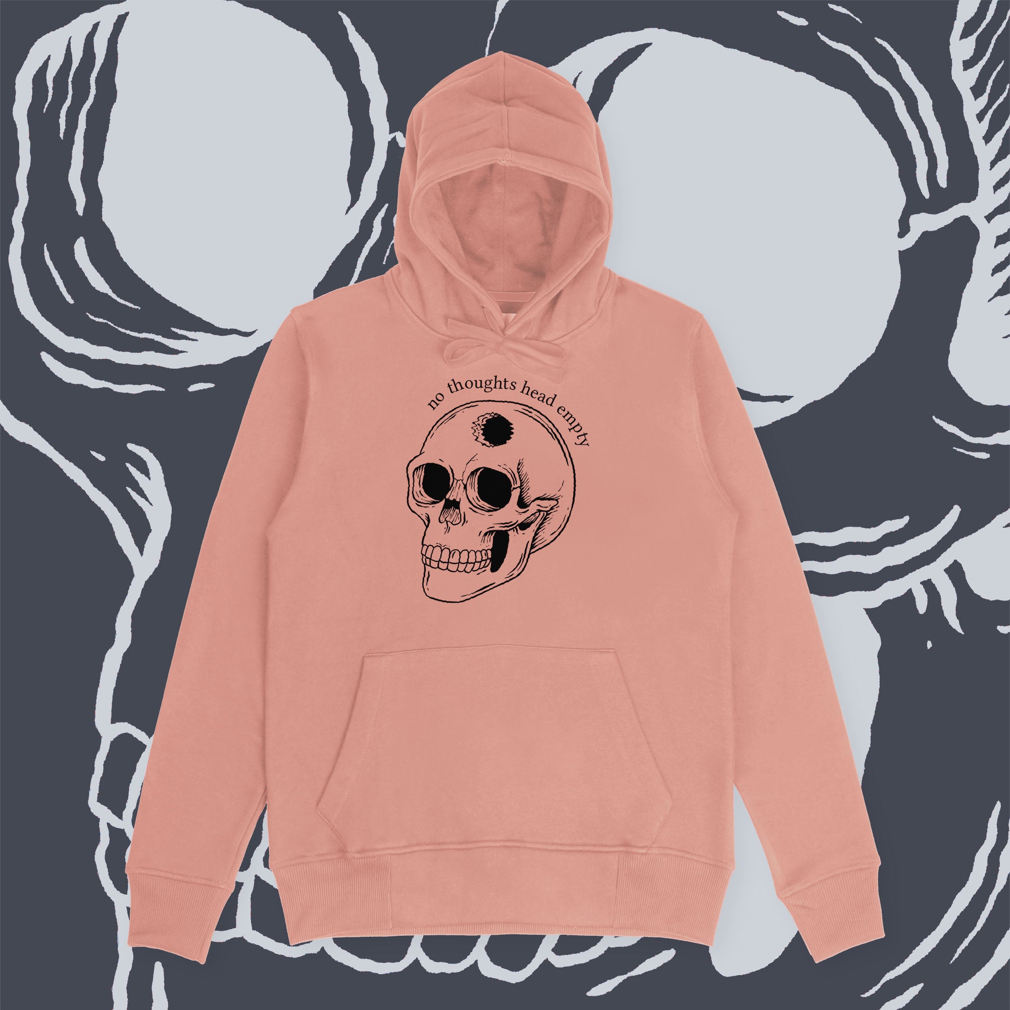 A hoodie with a design.