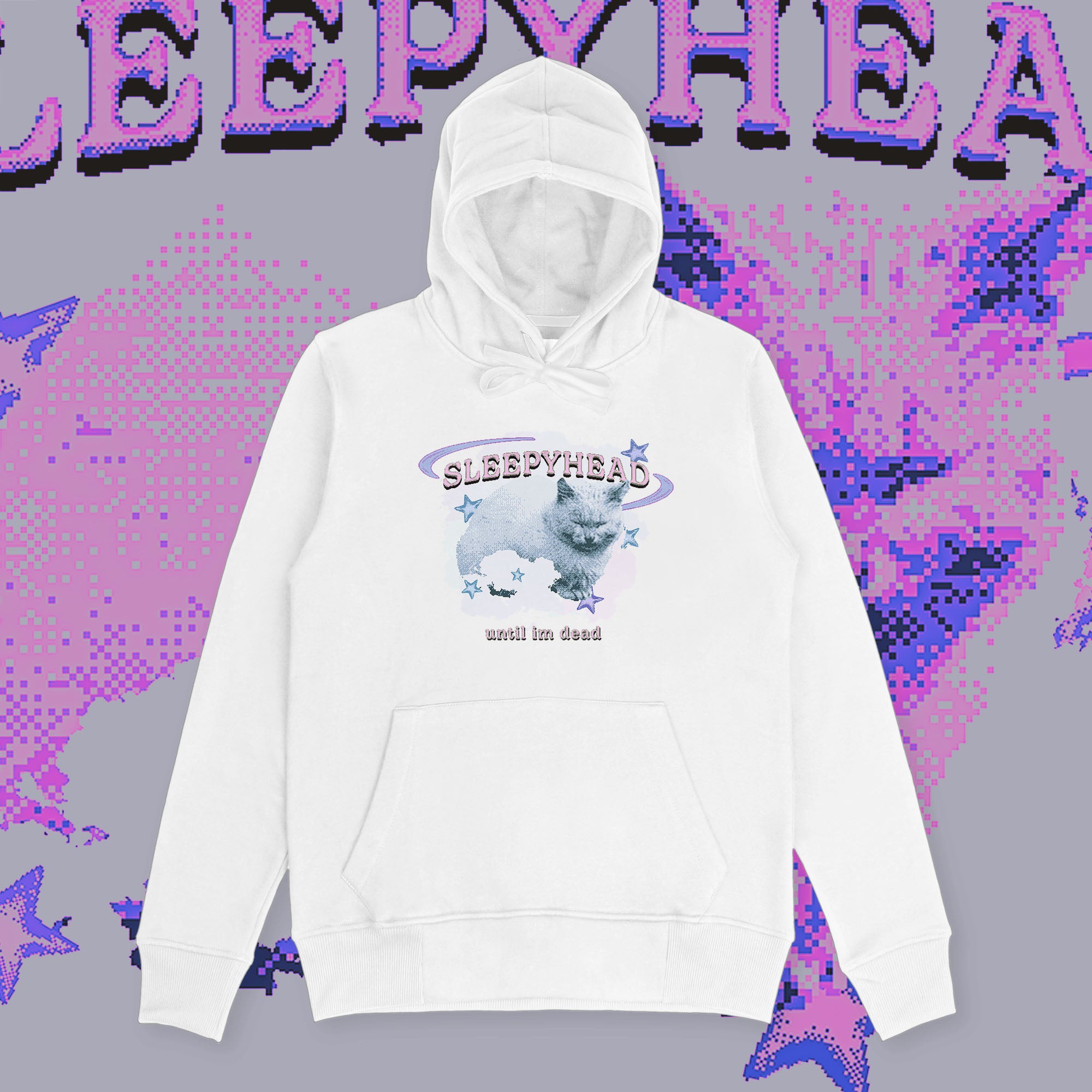 A hoodie with a design.