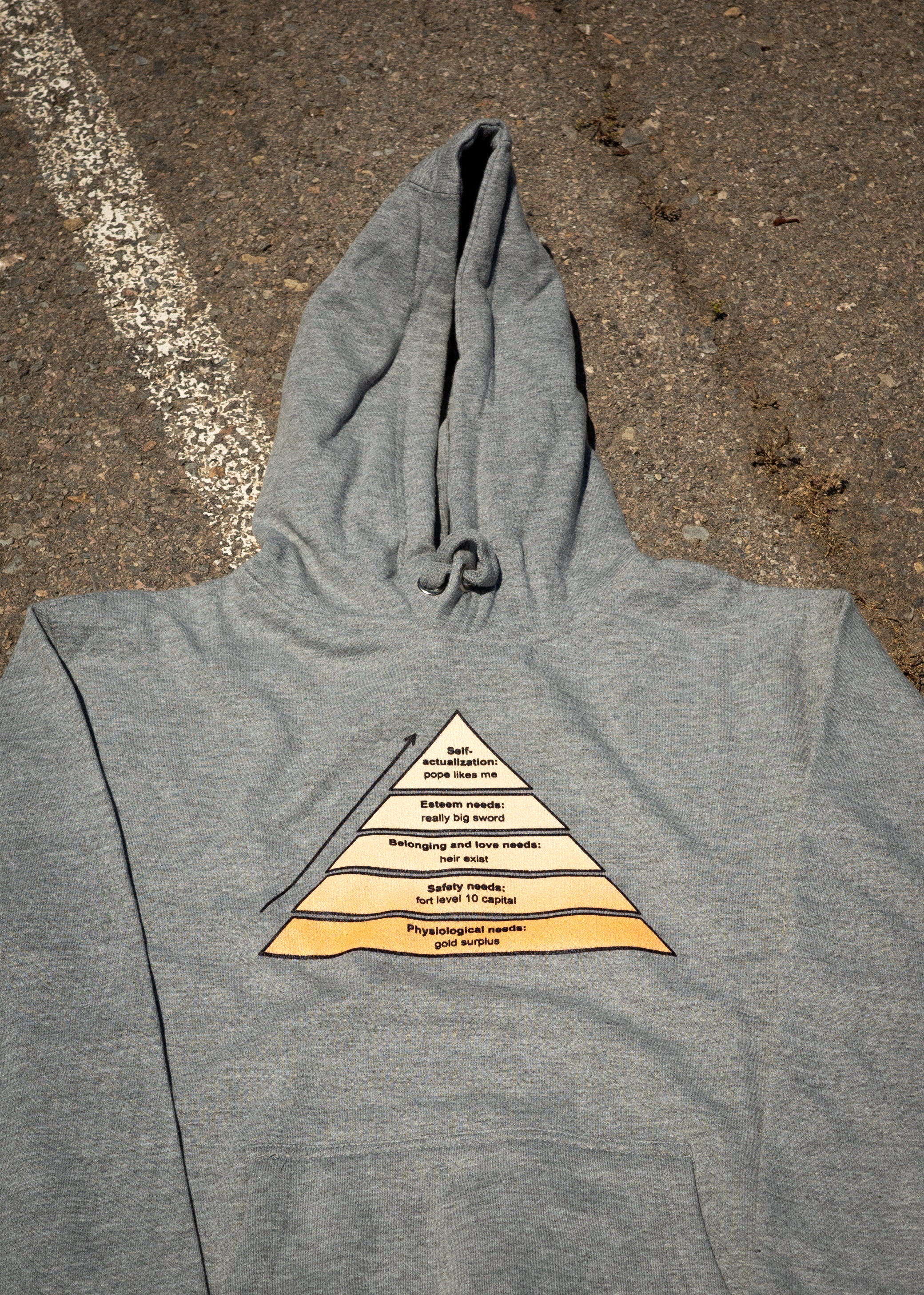 Maslow's pyramid - Crusader Kings III Hoodie