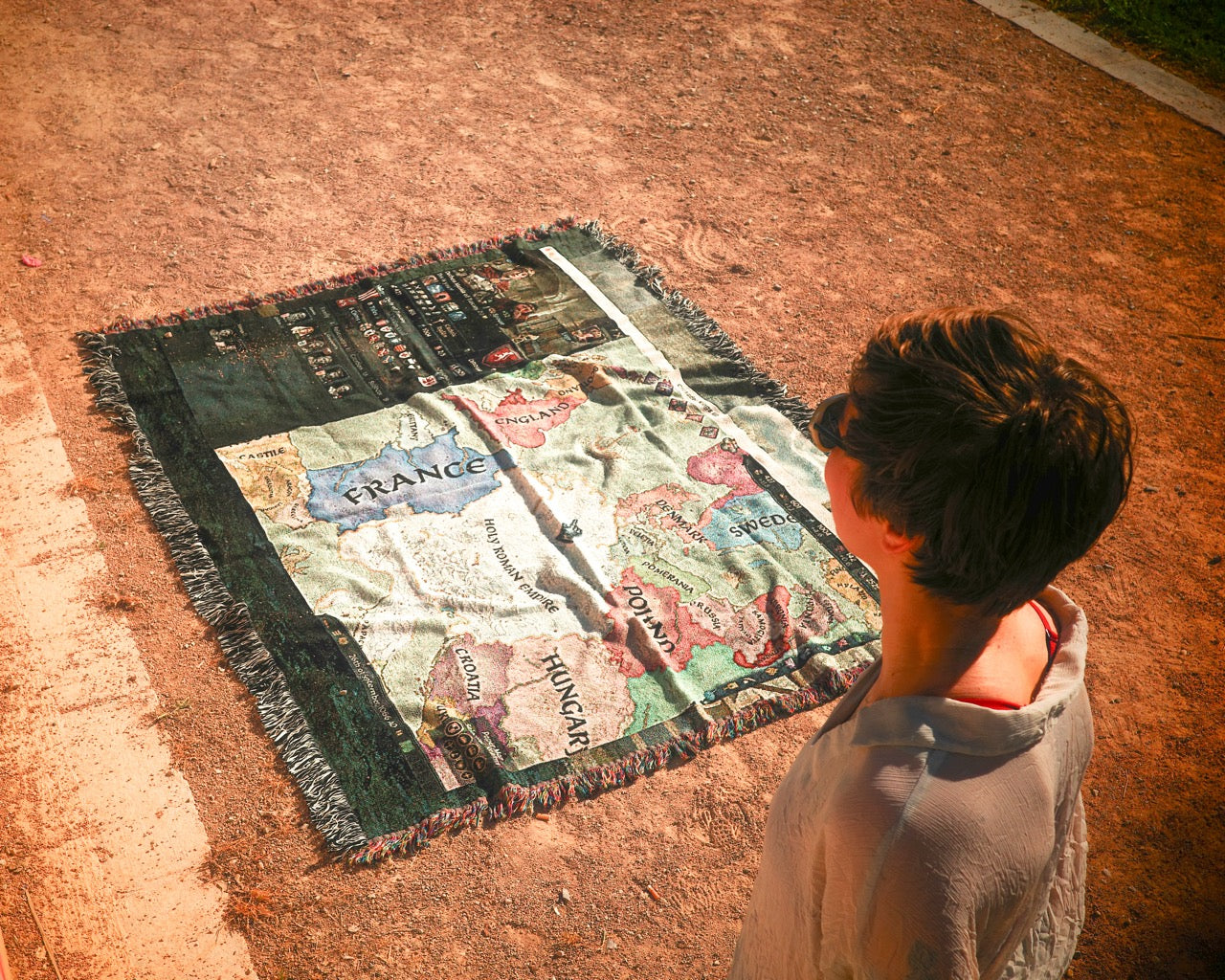 Crusader Kings III Map - Woven Blanket
