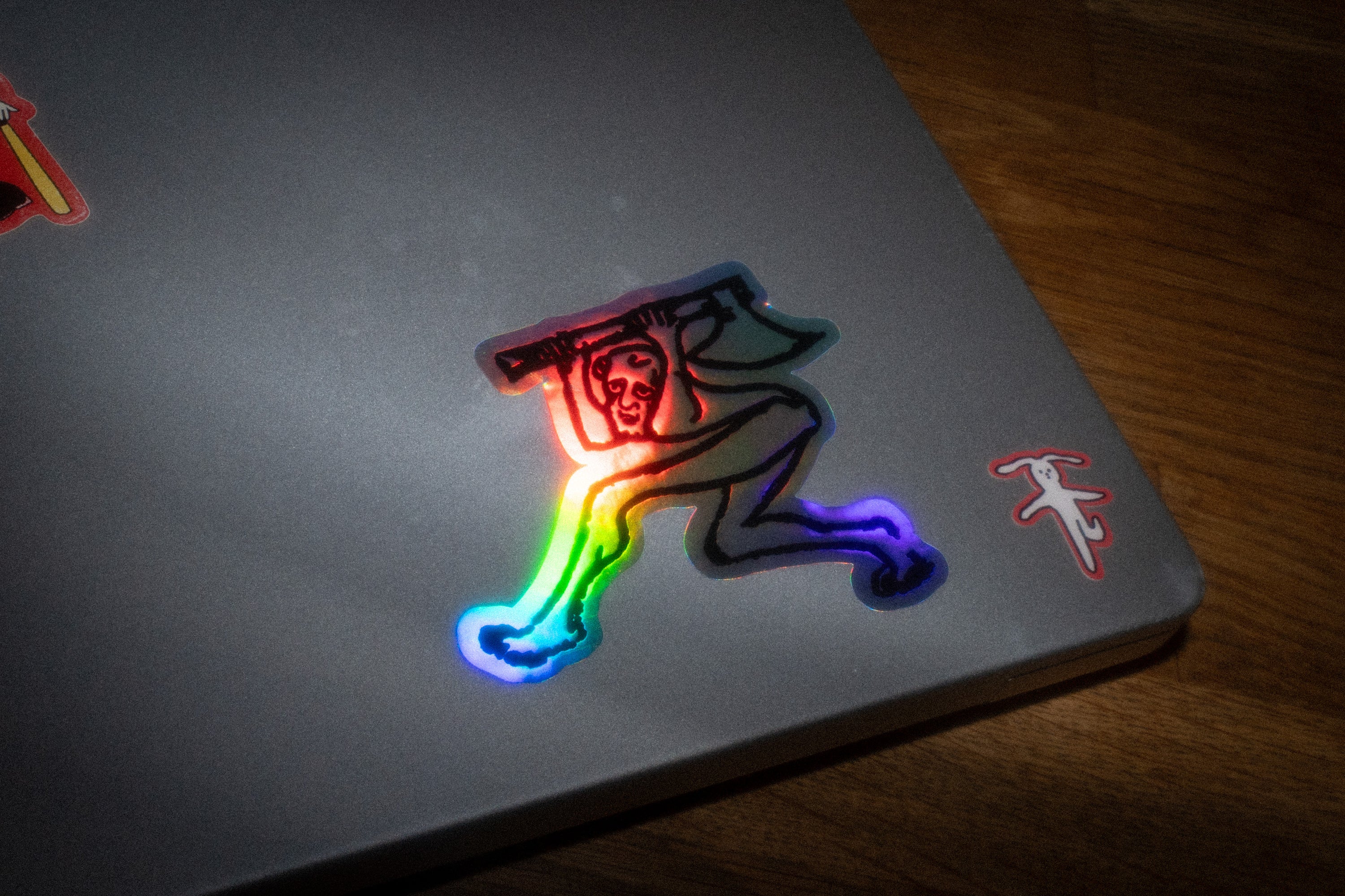 john axe holo sticker