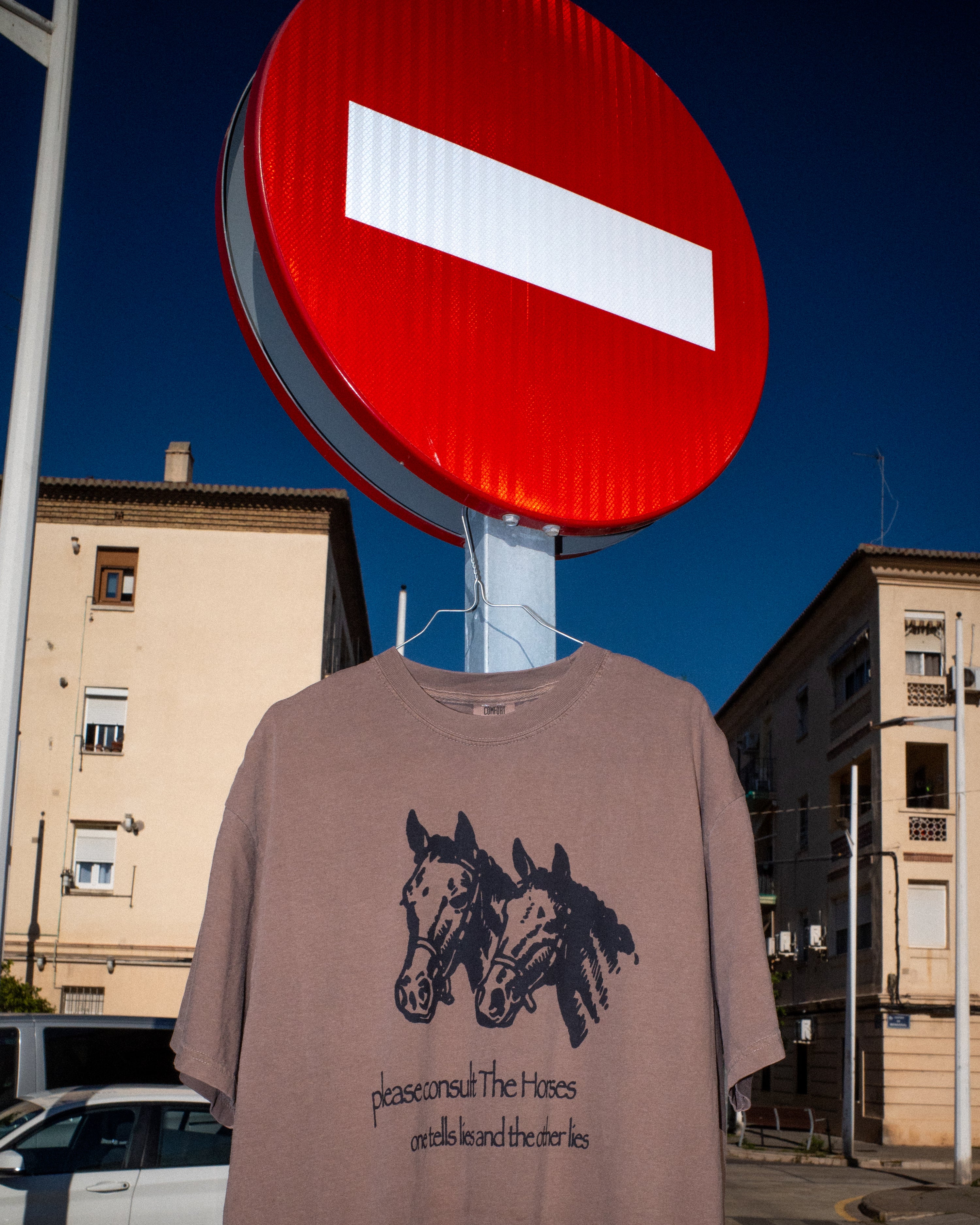 please consult the horses - t-shirt