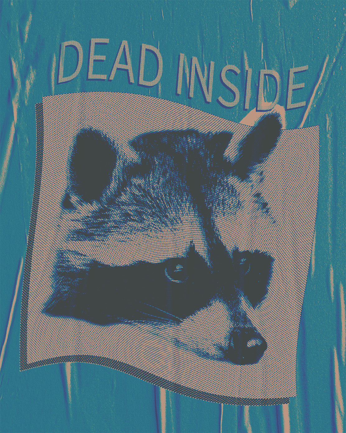 A hoodie with a design.