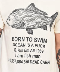 born to swim ocean is a - t-shirt