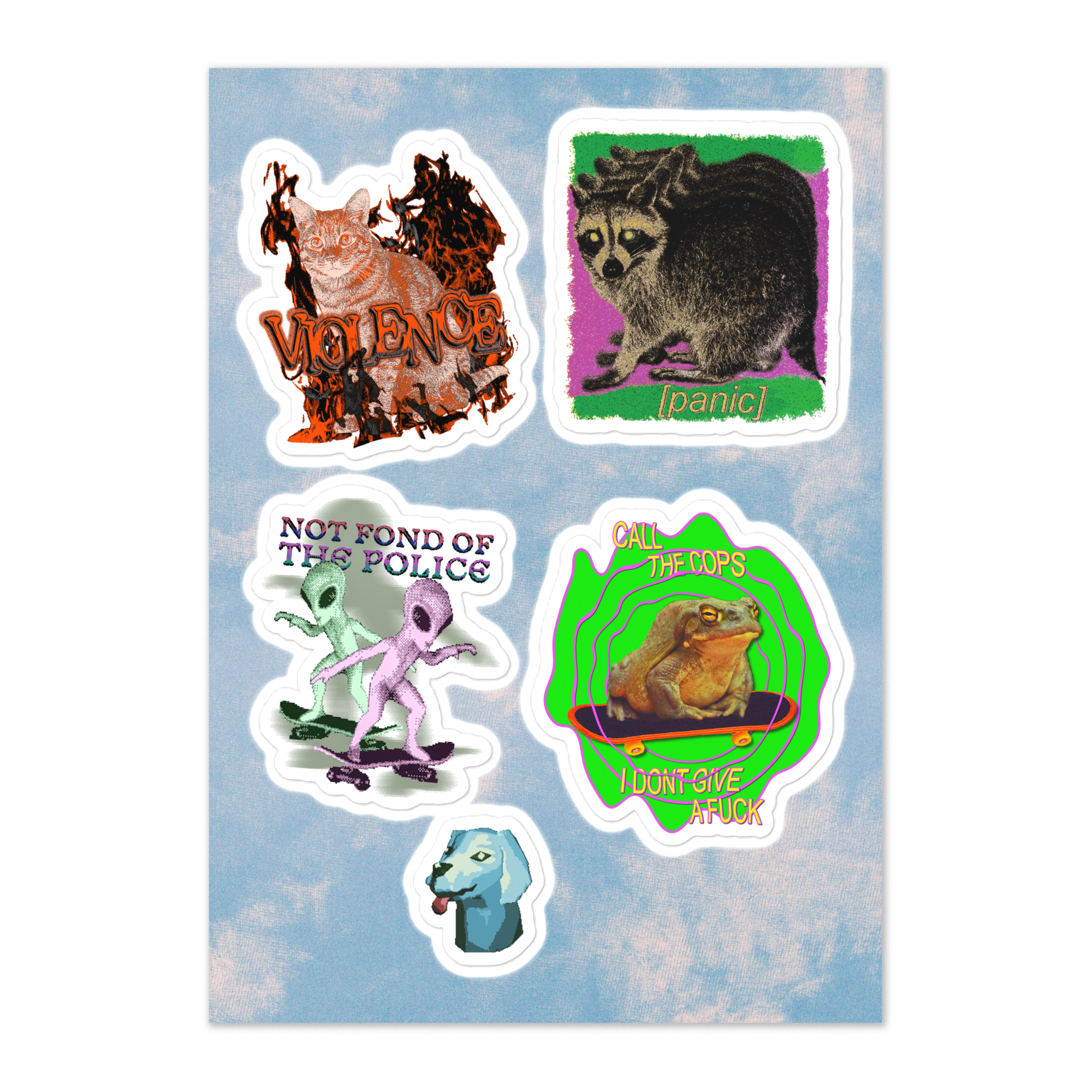 sticker sheet #2 – dogecore