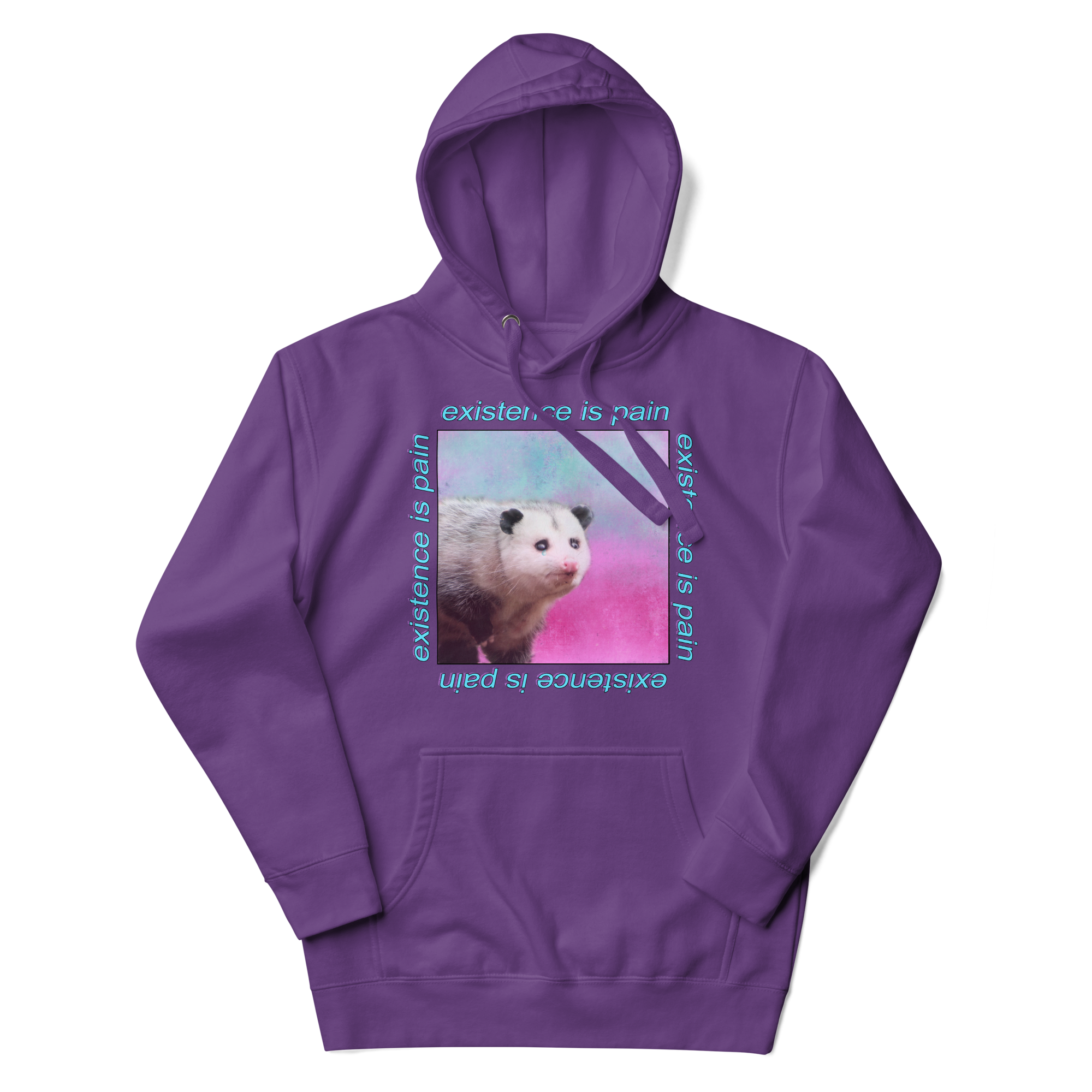 A hoodie with a design.