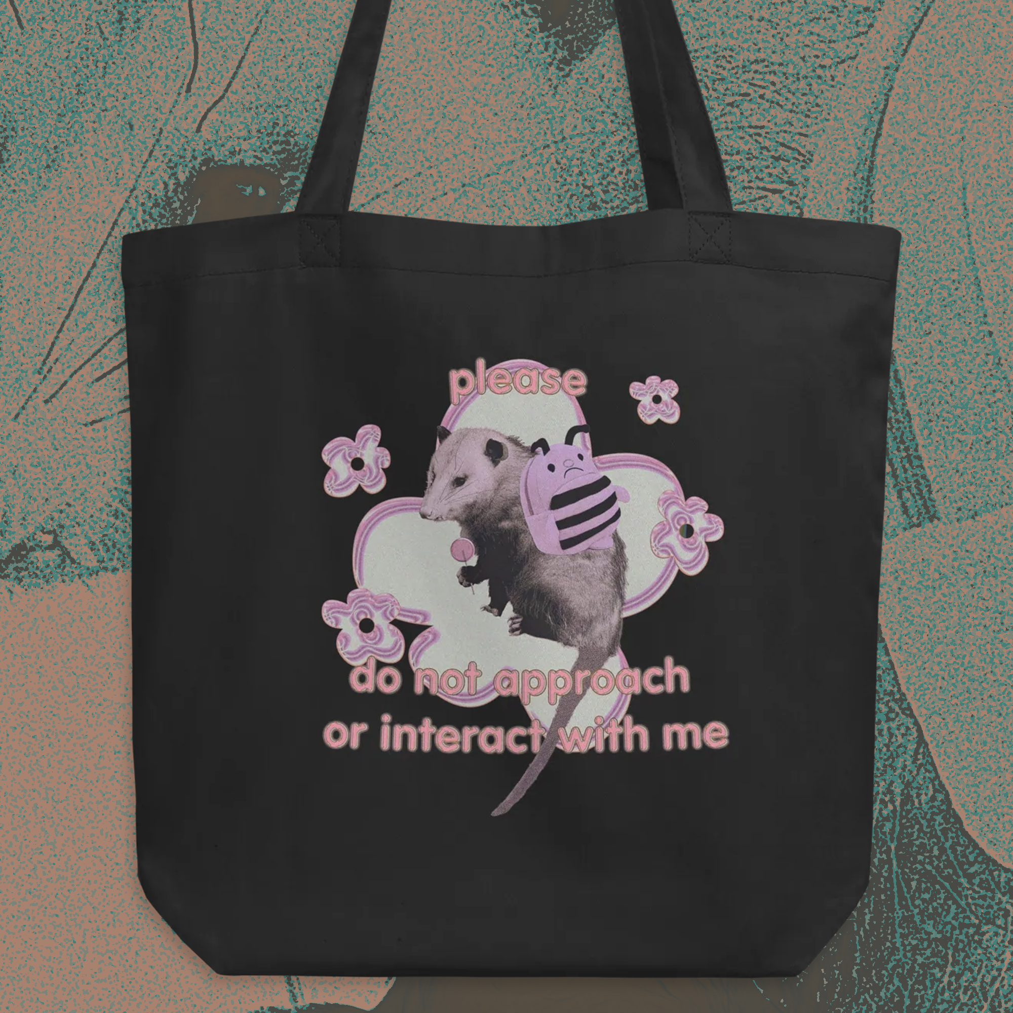 do not approach me tote