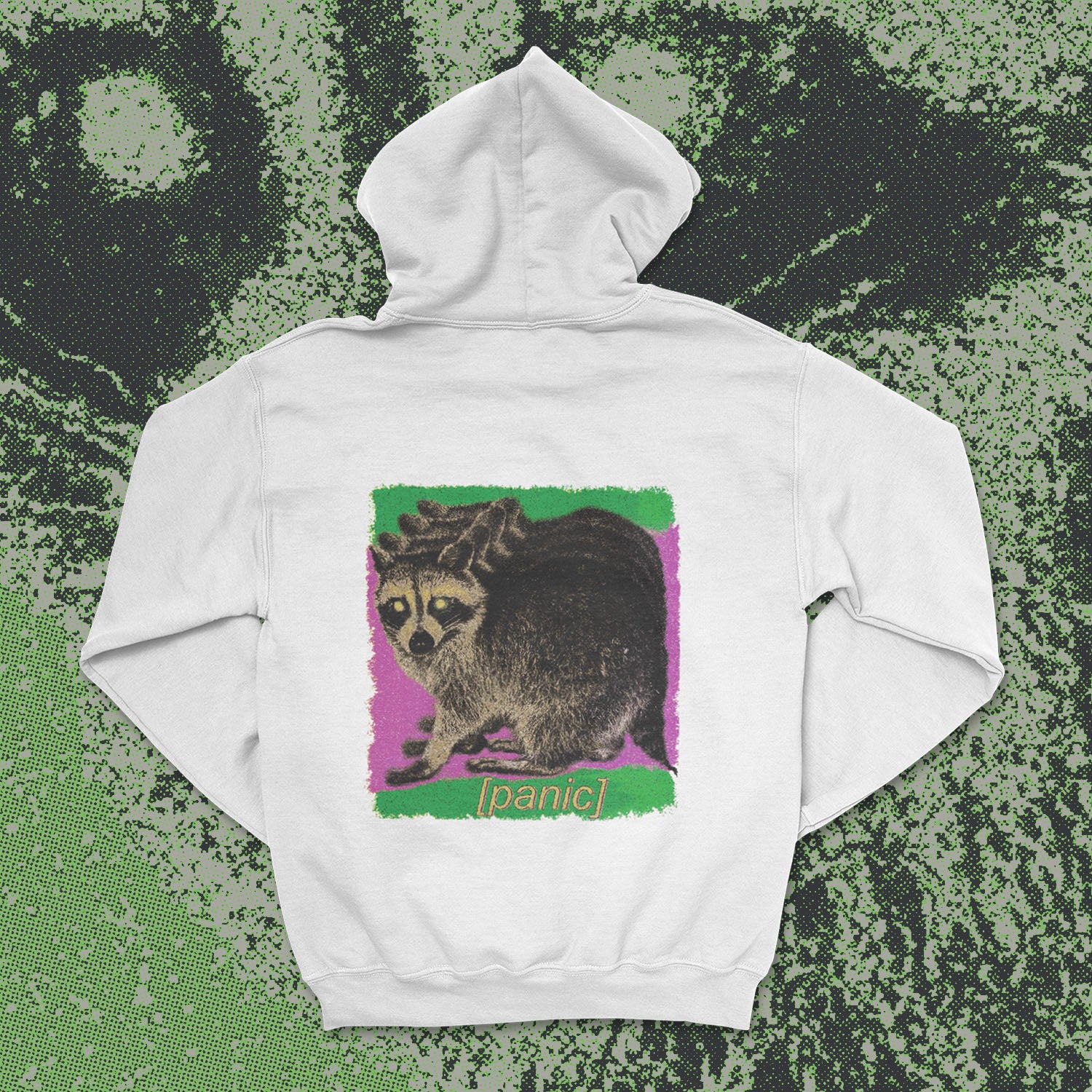 A hoodie with a design.