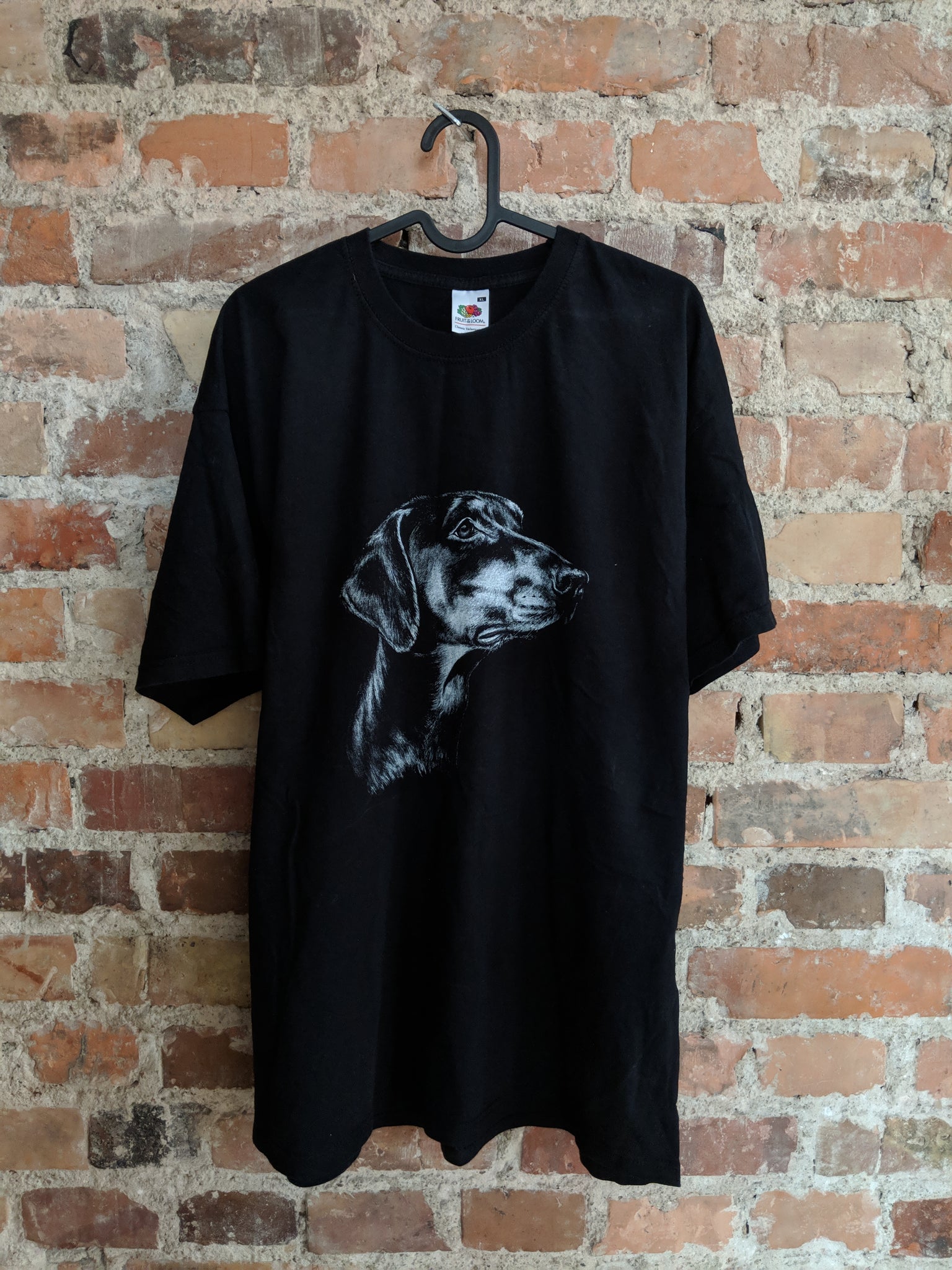 regular black dog