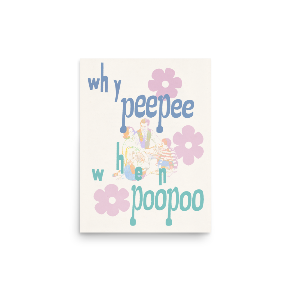 A print with a design.