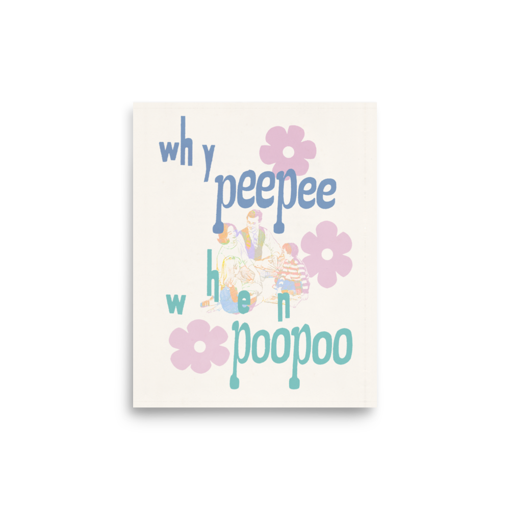 A print with a design.