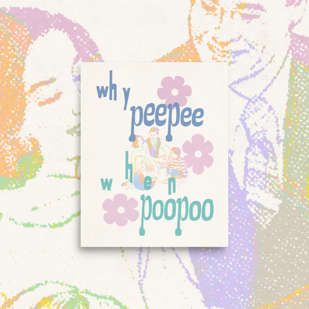 A print with a design.