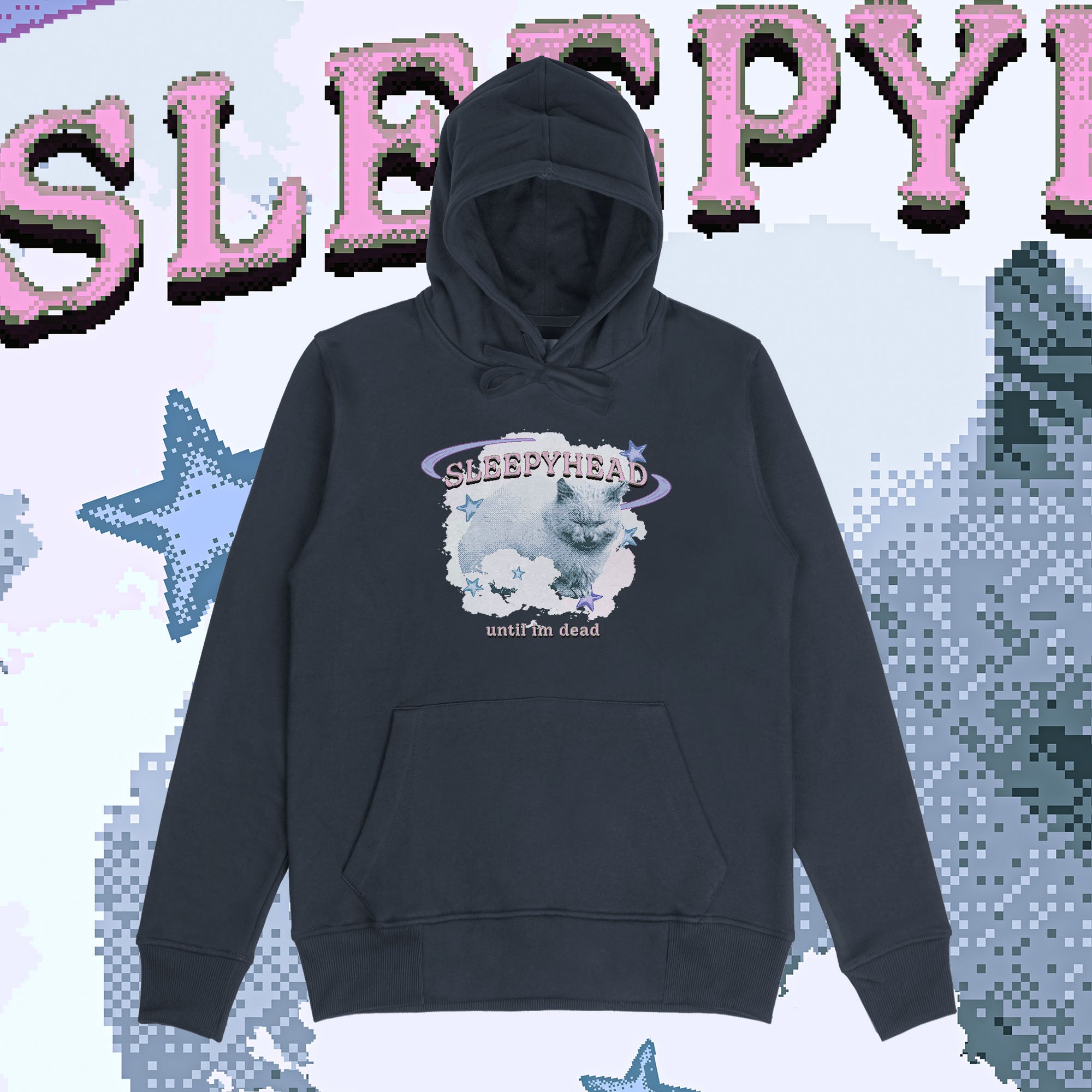 A hoodie with a design.
