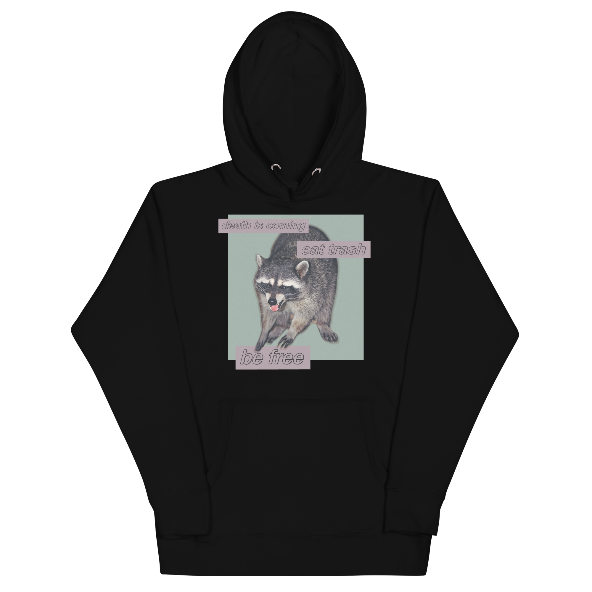 death is coming hoodie (front print)